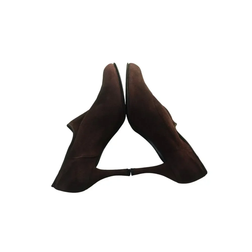 Brown Stuart Weitzman suede ankle booties sz sz 8.5